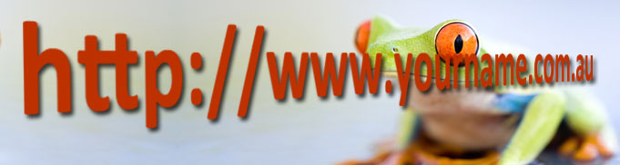 get your own domain name\